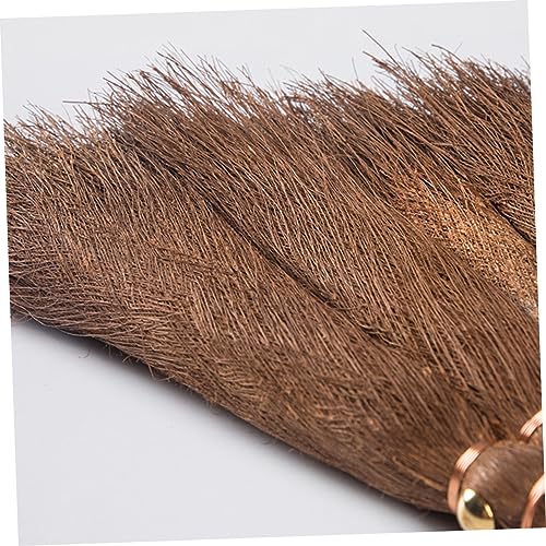 BCOATH Mini Broom Floor Cleaning Broom Hand Handle Broom Whisk Sweeping Portable Broom Small Natural Whisk Broom Brooms Mini Straw Broom Desktop Cleaning Tools Mini Sweep Cleaner Wooden