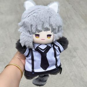 HBGIAY Nakajima Atsushi Plush Can be Put on The Hand Stuffed Pillow 25CM Nakajima Atsushi Soft Figure Anime Cosplay Props Collections Home Ornaments