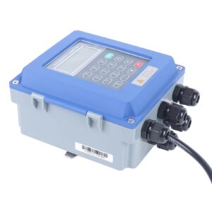 hydiygt handheld ultrasonic flowmeter clamp on flow meter portable liquid flow meter with ts-2，tm-1 transducers for copper and pvc pipes