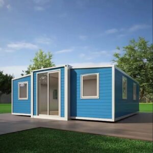 20 ft portable prefabricated tiny home 40 ft houses to live in double wings folding design for home or office use，customizable 1 2 3 4 rooms