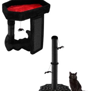 Gothic Cat Scratching Post Large+Gothic Cat Tree