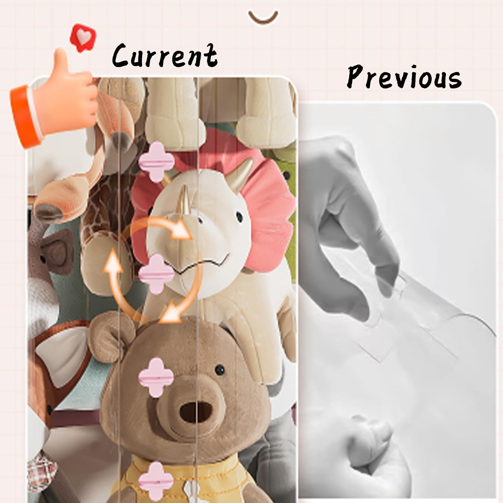 Vertical Toy Storage Tube, Stuffed Animal Storage Tube with Zipper, Stuffed Animal Zoo Storage, Pet Transparent Bucket With Zipper for Kids Toy Organizer,Large Toy Storage Box with Lid(Brown,162cm/63.