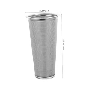 Unomor Coffee Filter White Coffee Maker Iced Tea Filter Iced Coffee Accessories Cold Brew Coffee Maker Espresso Coffee Maker Coffee Machine Mesh Coffee Filter Stainless Steel