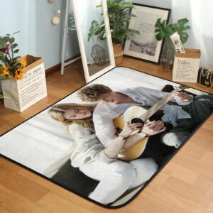 lenanasu Custom Rug Personalized Area Carpet with Logo Image Text Photo, Non-Slip Machine Washable Decorative Low Pile Indoor Mat for Bedroom, Living Room, Kids Room, Entry (31 x 20 in)