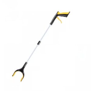 jbncrygd 32" grabber reacher tool, foldable reacher grabber pickup tool with 360° rotating jaw & magnet, trash picker upper grabber, lightweight grabbers,d