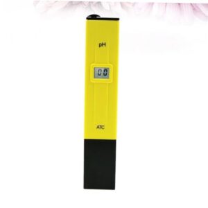 CHILDWEET Ph Measurement Water Ph Pen Portable Ph Pen Water Quality Monitor Ph Test Pen Pool Ph Tester Digital Ph Tester Water Tester Ph Tester Digital Fish Tank Ph Tester LCD Ph Pen Yellow