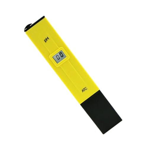 CHILDWEET Ph Measurement Water Ph Pen Portable Ph Pen Water Quality Monitor Ph Test Pen Pool Ph Tester Digital Ph Tester Water Tester Ph Tester Digital Fish Tank Ph Tester LCD Ph Pen Yellow