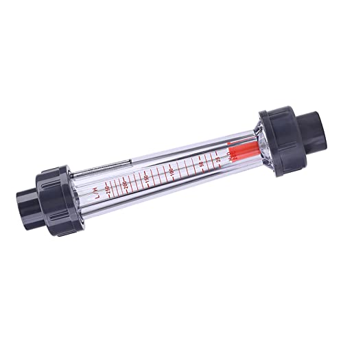 Water Liquid Meter, Plastic Tube Type Water Rotameter Plastic Tube Type 25-250LH Instantaneous Water Meter Flowmeter