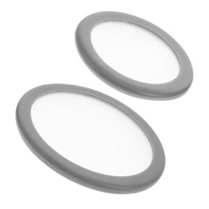 butifulsic 2pcs diaphragm stethescope case spare parts pediatric diaphragm assembly accessories pediatric diaphragm with rim ear tips grey pvc