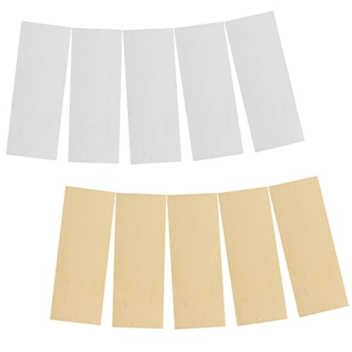 Abaodam 5 Pairs Zinc Sheet Copper Sheet Experimental Zinc Electrode Strips Gold Plating Machine Plate Electroplating and Gasket Zinc Strips Science Gold Plating Kit Anode for Zinc Plating