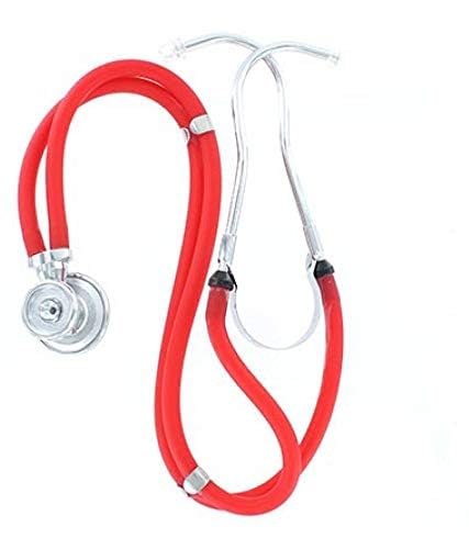 Stainless Steel Dual Double Tube Stethoscope for Doctor, Professional, Student