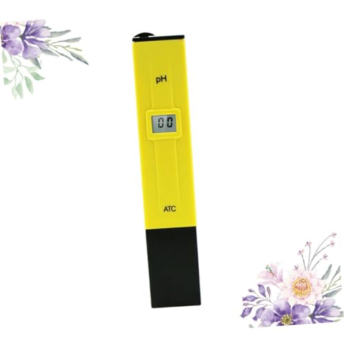 CHILDWEET Ph Measurement Water Ph Pen Portable Ph Pen Water Quality Monitor Ph Test Pen Pool Ph Tester Digital Ph Tester Water Tester Ph Tester Digital Fish Tank Ph Tester LCD Ph Pen Yellow