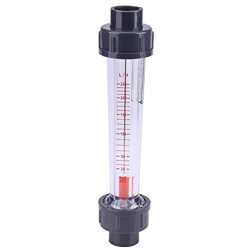 Water Liquid Meter, Plastic Tube Type Water Rotameter Plastic Tube Type 25-250LH Instantaneous Water Meter Flowmeter