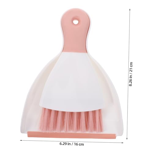 Hoement Household Supplies Dog Cleaning Kit Mini Broom Broom Cage Cleaner Small Broom and Dustpan Cleaning Brush Mini Saucepan to Attach to Door Cleaning Broom Keyboard Cleaner Brush