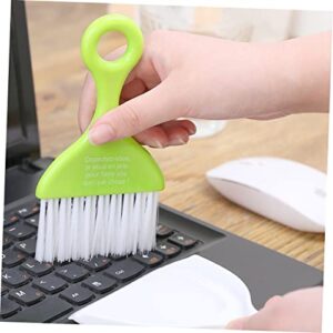 ORFOFE 2 Sets Desktop Cleaner Dustpan and Brush Mini Hand Broom Hand Sweeping Brush Keyboard Broom Dustpan Small Hand Broom Hand Whisk Broom Mini Dusting Broom Dust Broom Cleaning Dustpan