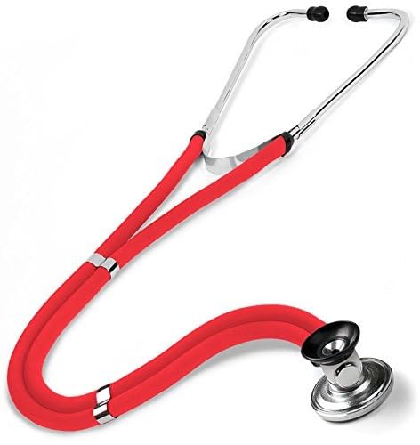 Stainless Steel Dual Double Tube Stethoscope for Doctor, Professional, Student