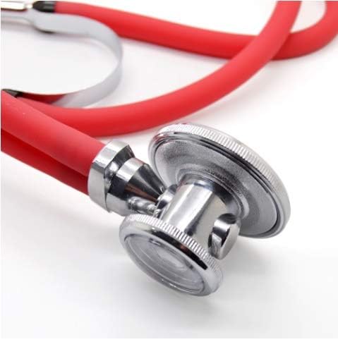 Stainless Steel Dual Double Tube Stethoscope for Doctor, Professional, Student