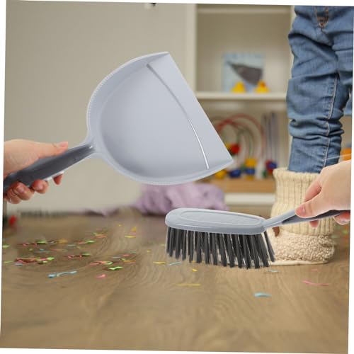 ORFOFE 5pcs Broom Dustpan Mini Dust Pan Micro Brushes Kid Broom Mini Household Dustpans Small Dustpan and Brush Mini Cleaning Tools Aid Tiny Cleaning Broom Scraper Supplies Purple The Pet