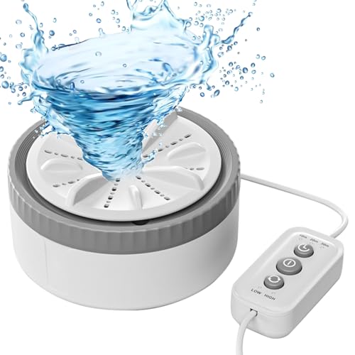 Portable Washing Machine USB Powered Mini Washer Turbine 3 Modes Travel Washing Machine for Business Trip, Home,Apartment, College Rooms, Portable Washing Machine