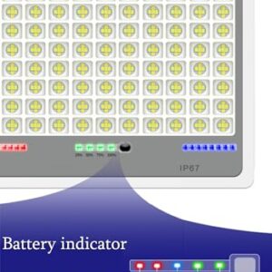 ZXXHNNAIH Solar Street Light IP67 Waterproof Solar Outside Lights, with 32ft Cable,Motion Sensor Dusk to Dawn Easy-to-Install for Barn Yard