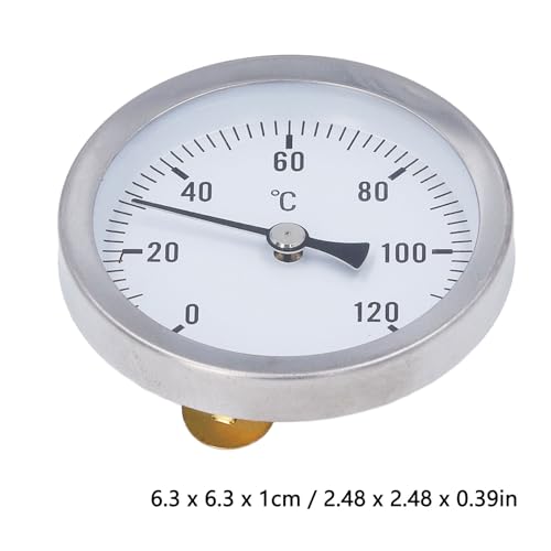 Oven Temperature Meter, High Accuracy Large 63cm Dial, Capillary Tube Design, 63cm Large Dial, for Commercial, Residential Use