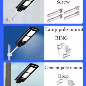 ZXXHNNAIH Solar Street Light IP65 Waterproof Street Solar Light,Multiple Lighting Modes Easy to Install for Front Door Backyard Garage