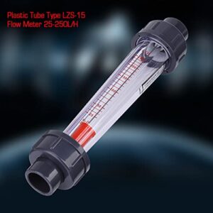 Water Liquid Meter, Plastic Tube Type Water Rotameter Plastic Tube Type 25-250LH Instantaneous Water Meter Flowmeter