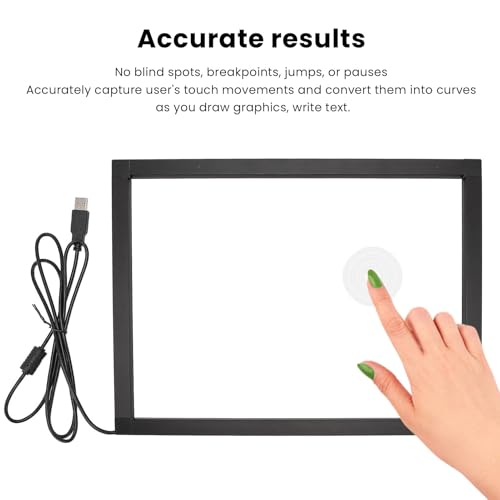 IR Touch Screen Overlay, Plug and Play Infrared Touch Frame for Digital Signage for Touch Kiosks, Desktop PC (22 inch)