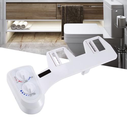 Smart Toilet Bidet Self Cleanup Single Nozzle Hot Cold Water Spray Non Electric Bidet Bathroom Toilet Seat