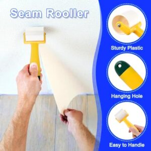 kobeIeen Wallpaper Smoothing Tool Multifunction Smoothing Tool Set for Peeling and Stick Backsplash Tiles Paper Vinyls