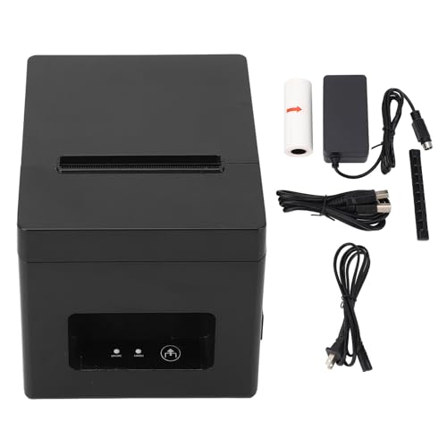 Srliya USB ESC POS Receipt Printer, High Speed Printing, User Friendly Design, Wide Application, Wall Mountable, Support XP, WIN7, WIN8, (US Plug 100-240V)