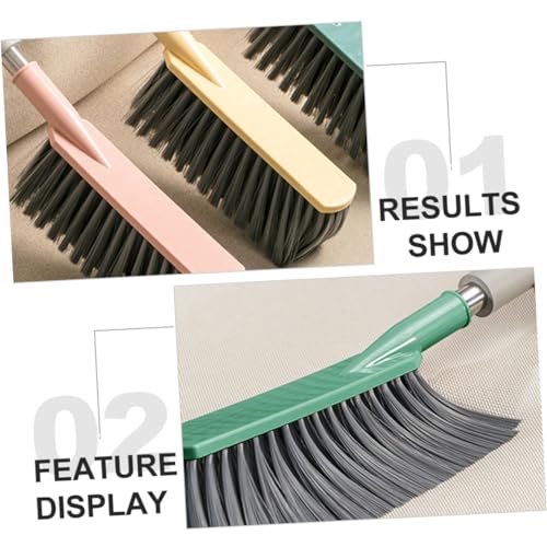 BCOATH 3pcs Sweeping Brush para Limpiar Bed Cleaning Brush Soft Bristle Cleaning Brush Car Broom Car Cleaning Brush Hand Sofa Cleaning Brush Soft Bristle Broom Stainless Steel