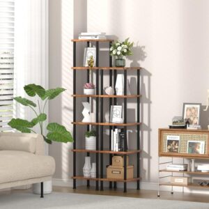 Homedawn 5-Tier Corner Shelf & 4-Tier Ladder Shelf