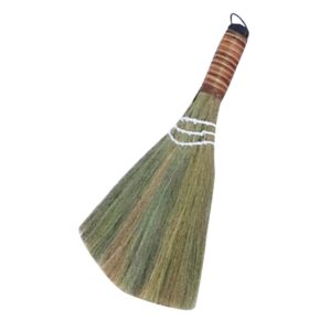 ciyodo straw broom cleaning brush table broom hand-made broom desk dust broom cleaning broom desktop small broom short handle broom hand broom household dust brush whisk broom desk broom