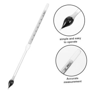 Hohopeti Hydrometer Salt Gauges Densitometer for Fish Tank Salt Water Gravimeter Salt Measurements Liquid Measurements Aquarium Areometer Salt Scales Salinometer Measure Gauges Glass