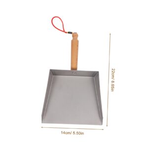 BUTIFULSIC 1pc Kitchen Table Dustpan Interior Cleaner Small Upright Dustpan Commercial Dust Pan Desk Cleaner Dustpan Small Dust Pan Dustpan Scooper Dustpans Stainless Steel Dust Pan Silver