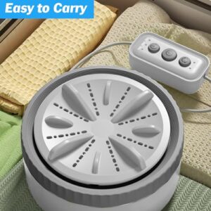 Portable Washing Machine USB Powered Mini Washer Turbine 3 Modes Travel Washing Machine for Business Trip, Home,Apartment, College Rooms, Portable Washing Machine