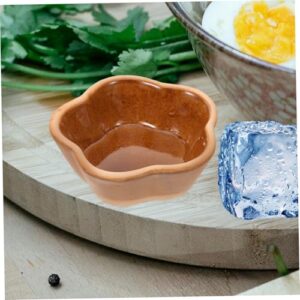 GRIRIW Plum Blossom Cake Stamp Mold Cute Bowl Oven Egg Cup Creme Brulee Dishes Mini Souffle Dish Mixing Bowl Lahsary Charcuterie Bowl Cooking Utensil Moulder Egg Bite Mold Coffee Ceramics