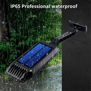 BLHKBAIKB Solar Street Light Outdoor,Dusk to Dawn Motion Sensor with Remote Control 30000 Lumens Solar Outdoor Light IP67 Waterproof,Suitable for Backyard Garden Parking Lot Etc