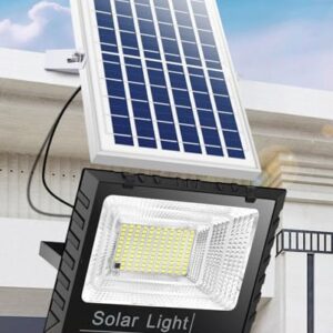 ZXXHNNAIH Solar Street Light IP67 Waterproof Solar Street Lights Outdoor,30ft Wire Light Sensor Solar Parking Lot Lights Dusk to Dawn, for Backyard Garden