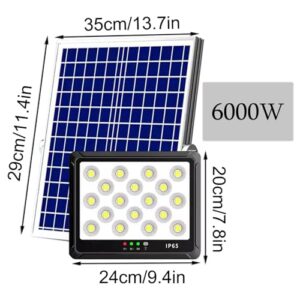 ZXXHNNAIH Solar Street Light IP65 Waterproof Solar Parking Lot Lights,with 19.6ft Cable,Motion Sensor Dusk to Dawn Easy-to-Install for Barn Yard