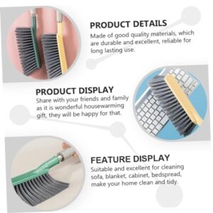 BCOATH 3pcs Sweeping Brush para Limpiar Bed Cleaning Brush Soft Bristle Cleaning Brush Car Broom Car Cleaning Brush Hand Sofa Cleaning Brush Soft Bristle Broom Stainless Steel