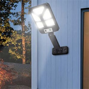 BLHKBAIKB Solar Street Light,Dusk to Dawn Solar Outdoor Light with Motion Sensor for Street Yard Playground Parking Lot,F