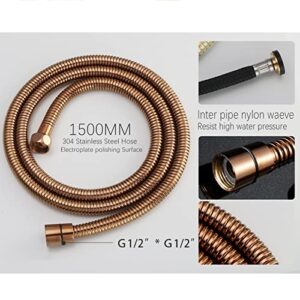 Shower System, Bidet Sprayer, Single Cold Rose Gold Solid Brass Toilet Douche Kit Shattaf Shower Head Copper Valve Faucet Set,C Set