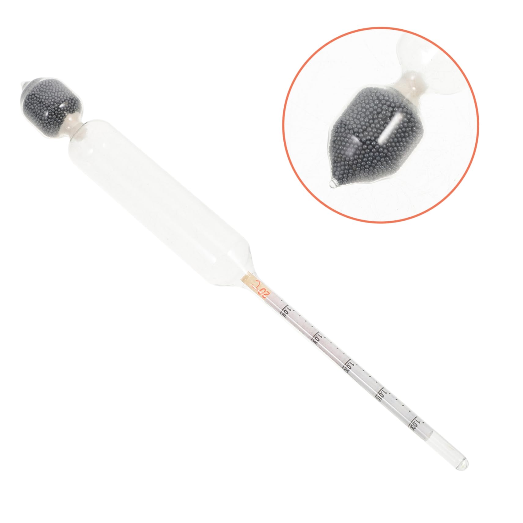 FUNOMOCYA Lactometer Milk Lactate Meter Measure Supply Kitchen Hydrometer Measure Tool Scale Hydrometer Liquid Hydrometer Convenient Hydrometer Home Hydrometer Degree Tools Transparent Glass