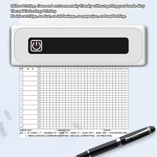 YDuupxe Bluetooth Thermal Printer Multifunctional Portable Thermal Inkless Mobile Printer