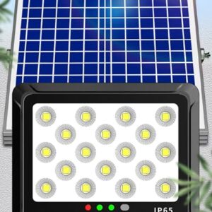 ZXXHNNAIH Solar Street Light IP65 Waterproof Solar Parking Lot Lights,with 19.6ft Cable,Motion Sensor Dusk to Dawn Easy-to-Install for Barn Yard