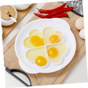 NAMOARLY Microwave Egg Steamer Microwave Egg Cooker Egg Cooker for Microwave Egg Cooker Mold Eggs Egg Cooker Without Shell Poached Egg Holder Steamed Egg Molds Egg Maker Steamed Pp White