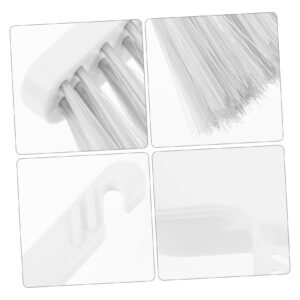 HAPINARY 1 Set Mini Table Broom Mini Cleaning Tool Desktop Waste Cleaning Tool Whisk Broom Small Household Dust Pan Cartoon Broom Portable Mini Dustpan Keyboard Dust Remover White Plastic