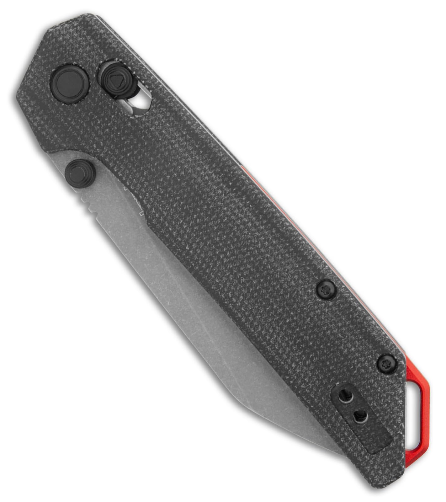 Kershaw Iridium Folding Pocket Knife, 3.4 inch D2 Steel Blade, DuraLock Locking Mechanism, Black Micarta Handle, Designed in the USA (Black Micarta/Stonewash)